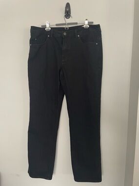 Buffalo David Bitton Black Straight Leg Jeans